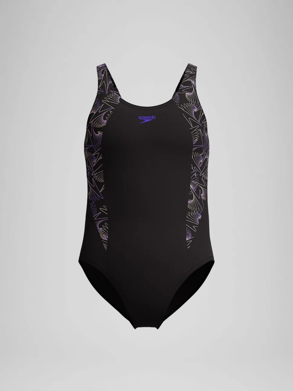 Zwart - Speedo Hyperboom Splice Muscleback badpak
