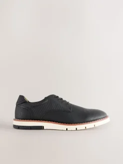 Zwart - Sportschoenen met sleehak