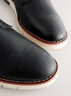 Zwart - Sportschoenen met sleehak