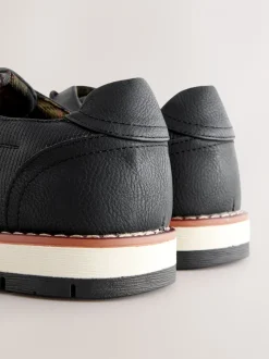 Zwart - Sportschoenen met sleehak