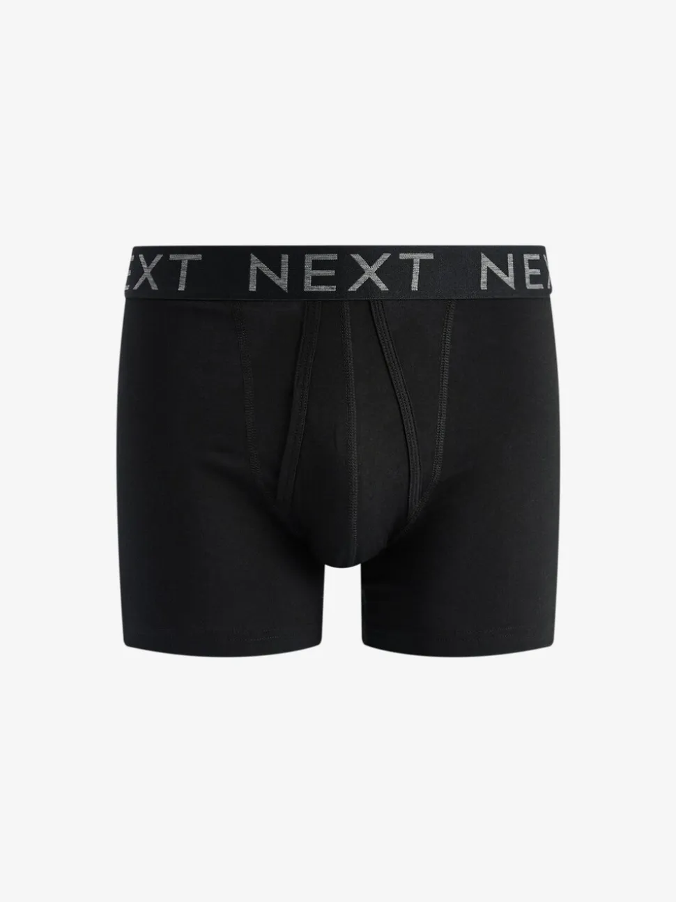 Zwart - Standaard - 10 Boxershorts zonder plooi