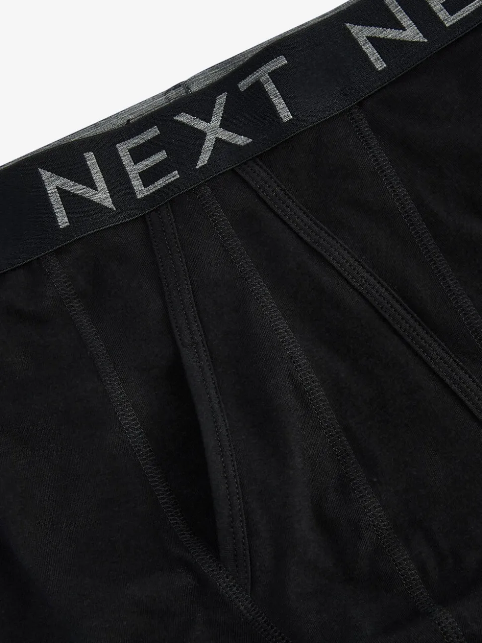 Zwart - Standaard - 10 Boxershorts zonder plooi