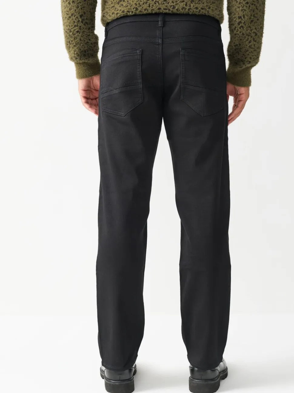 Zwart - Straight fit - Comfortabele stretchjeans