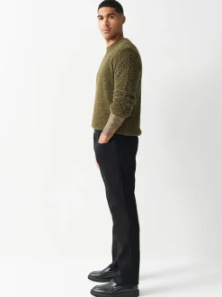 Zwart - Straight fit - Comfortabele stretchjeans
