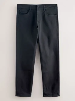 Zwart - Straight fit - Comfortabele stretchjeans