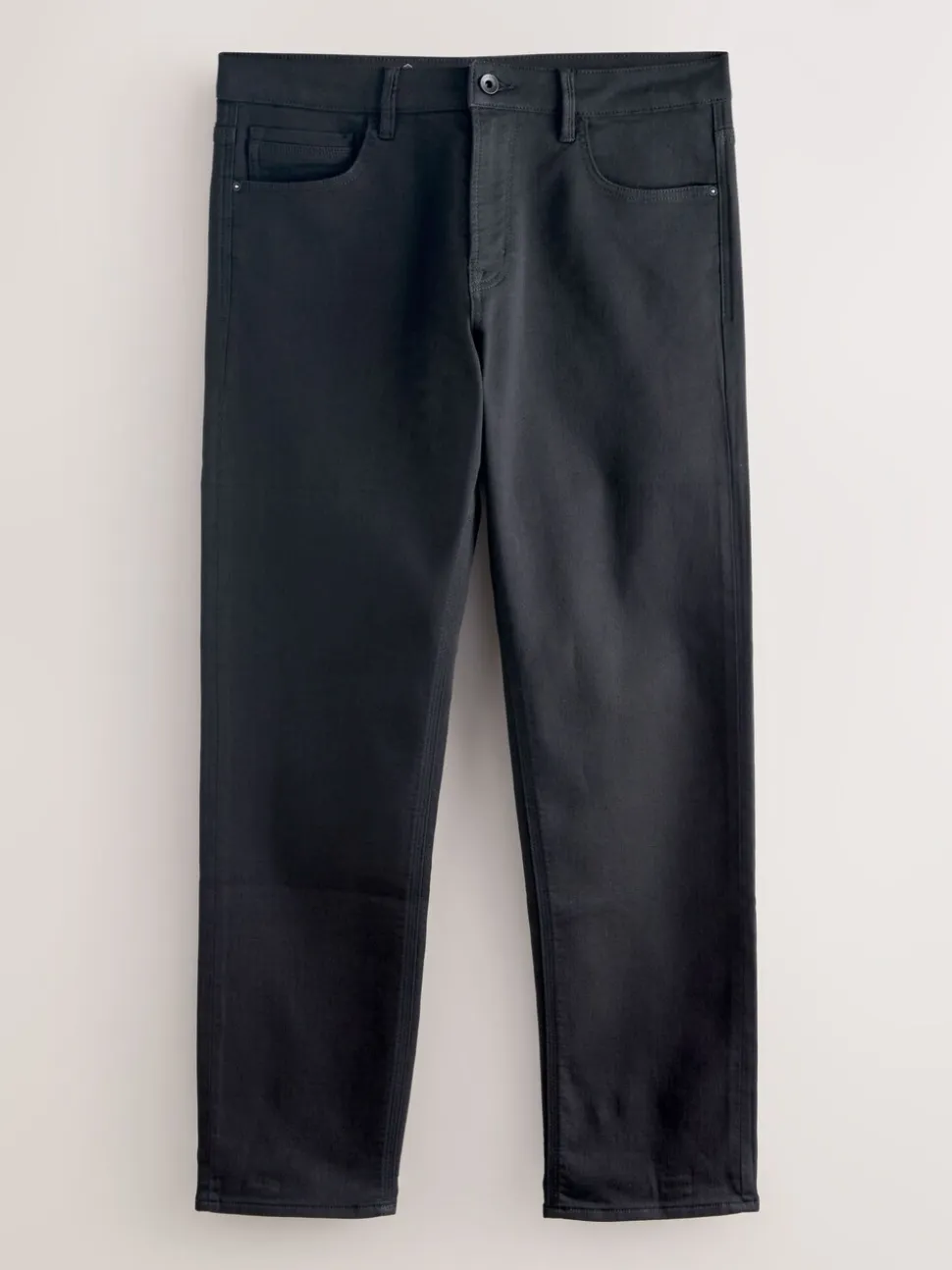 Zwart - Straight fit - Comfortabele stretchjeans