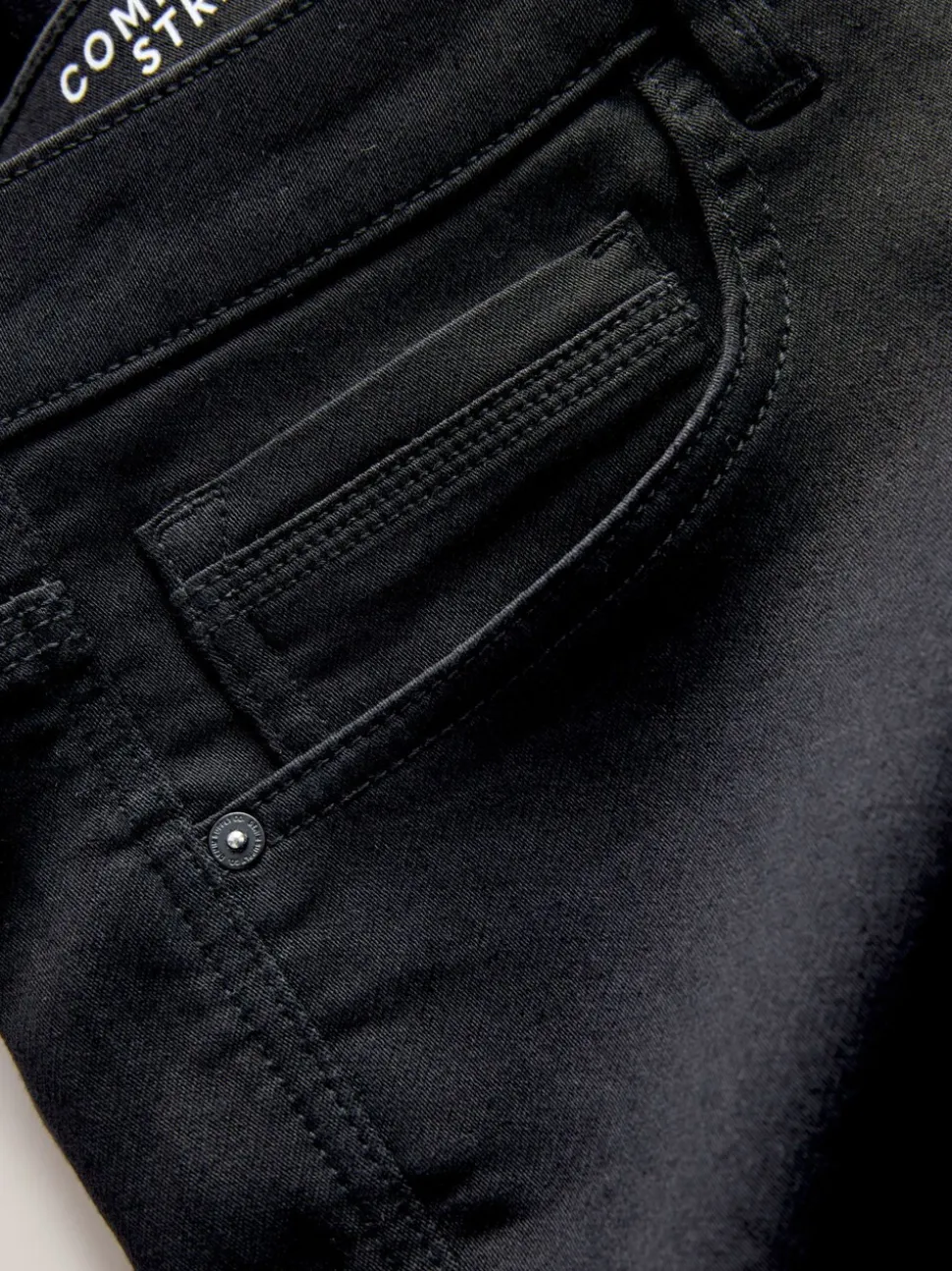 Zwart - Straight fit - Comfortabele stretchjeans