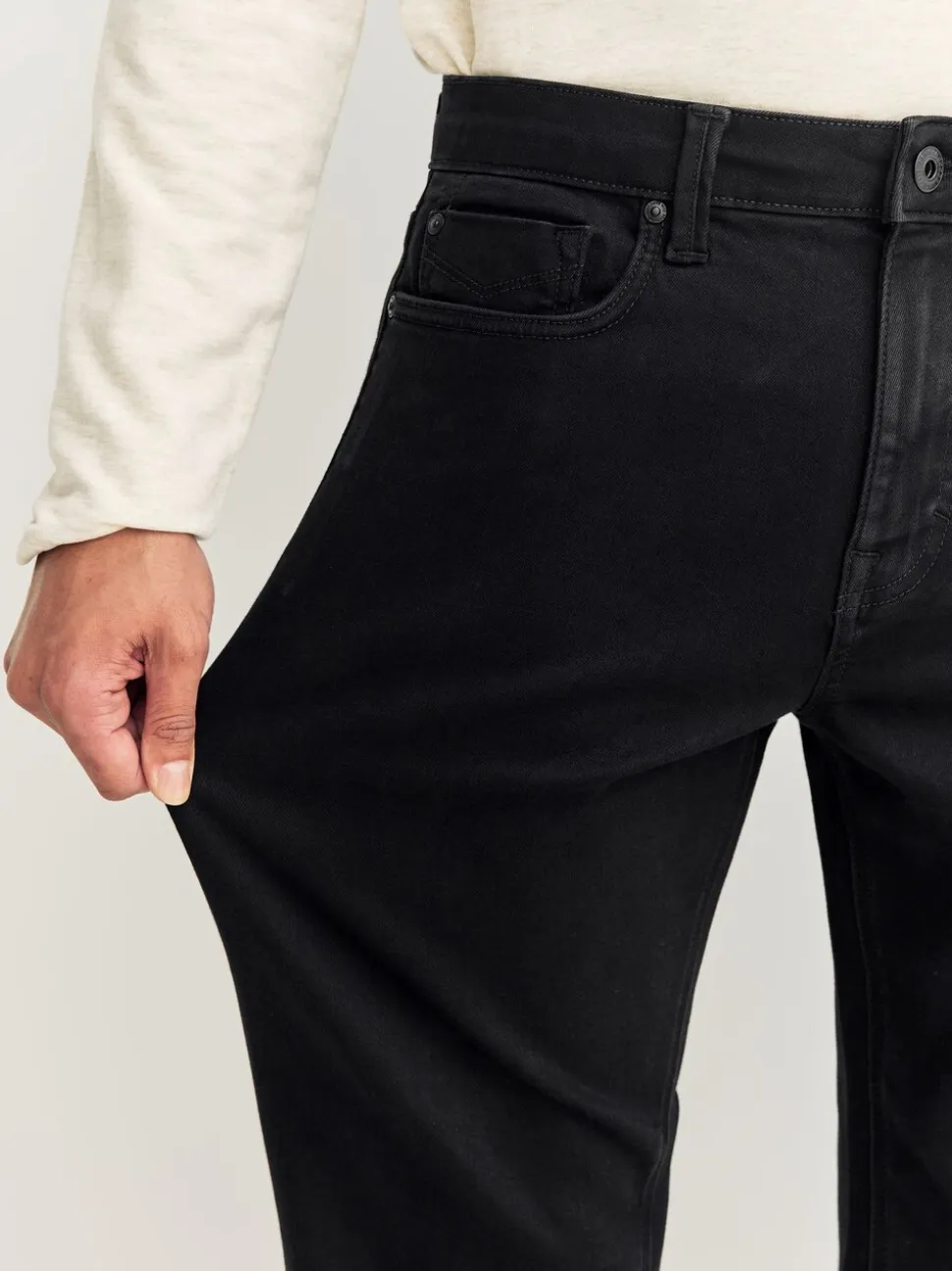 Zwart - Straight fit - Motionflex jeans