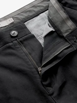 Zwart - Straight fit - Stretchy chino