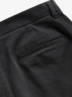 Zwart - Straight fit - Stretchy chino