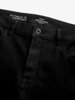 Zwart - Strakke Pasvorm - Comfortabele stretchjeans