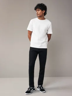 Zwart - Strakke Pasvorm - Comfortabele stretchjeans