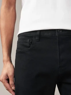 Zwart - Strakke Pasvorm - Comfortabele stretchjeans