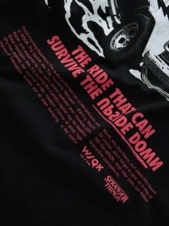Zwart - Stranger Things Graphic Print T-Shirt