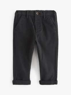 Zwart - Stretch Chino Broek (3mnd-7jr)