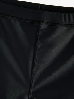 Zwart - Stretch zwemshorts (3-16 jr)