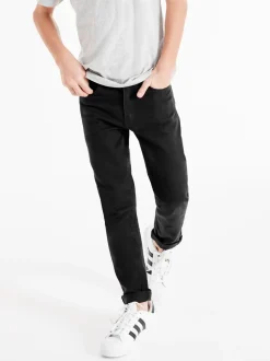 Zwart - Stretchjeans (3-17jr)