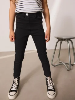 Zwart - Stretchleggings (3-16 jr)