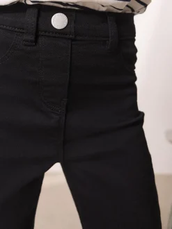 Zwart - Stretchleggings (3-16 jr)