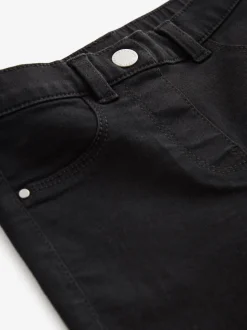 Zwart - Stretchleggings (3-16 jr)