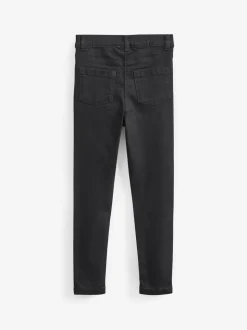 Zwart - Stretchleggings (3-16 jr)