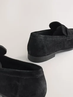 Zwart - Suède instapschoenen
