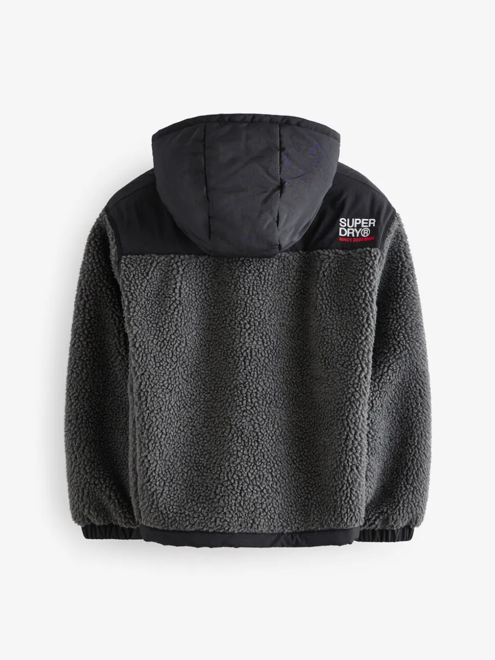 Zwart - Superdry - Jack met rits en borgvoering