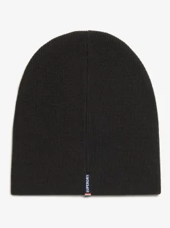 Zwart - Superdry gebreide beanie-muts met Essential-logo