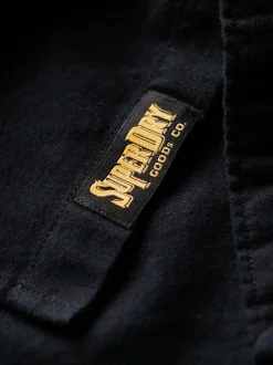 Zwart - Superdry Trailsman overhemd met relaxte pasvorm