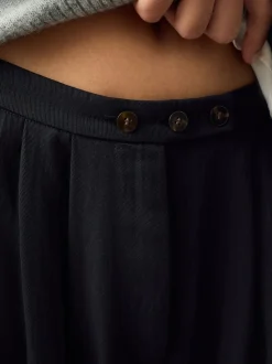 Zwart - Superwide Pleated Trousers