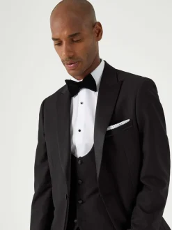 Zwart - Tailored - Skopes Sinatra fit diner kostuumjasje