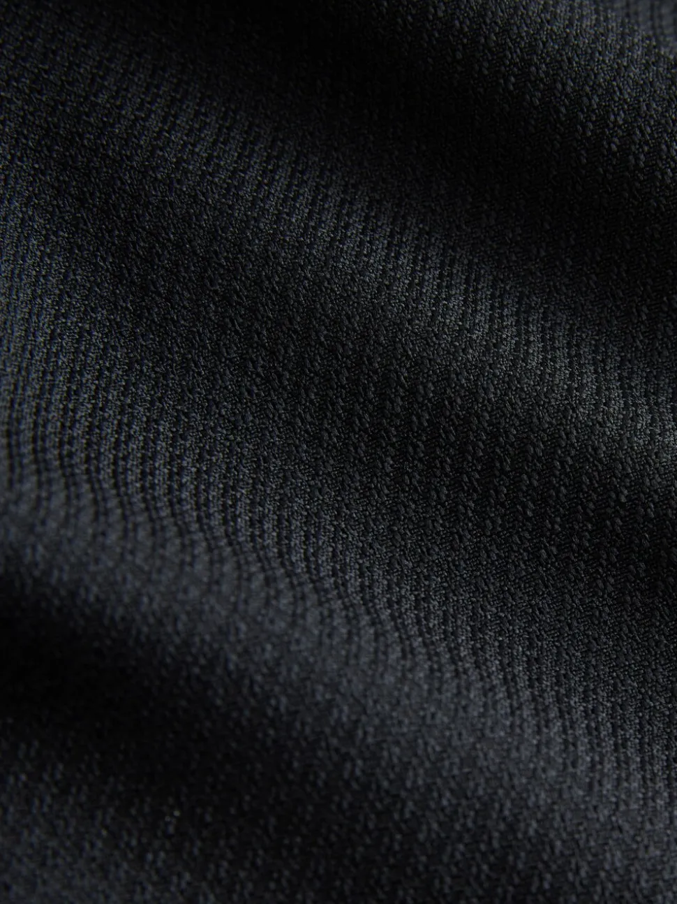 Zwart - Tailored fit - Smokingpantalon met biesdetail en textuur