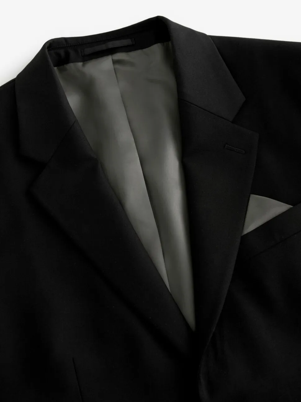 Zwart - Tailored fit - Tailored Fit Wool Blend Motionflex Suit Jacket