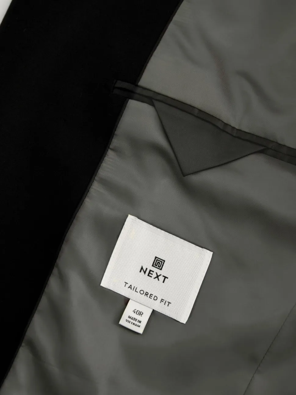 Zwart - Tailored fit - Tailored Fit Wool Blend Motionflex Suit Jacket