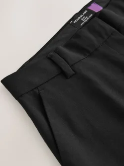Zwart - Tailored Hourglass Slim Trousers with Wool