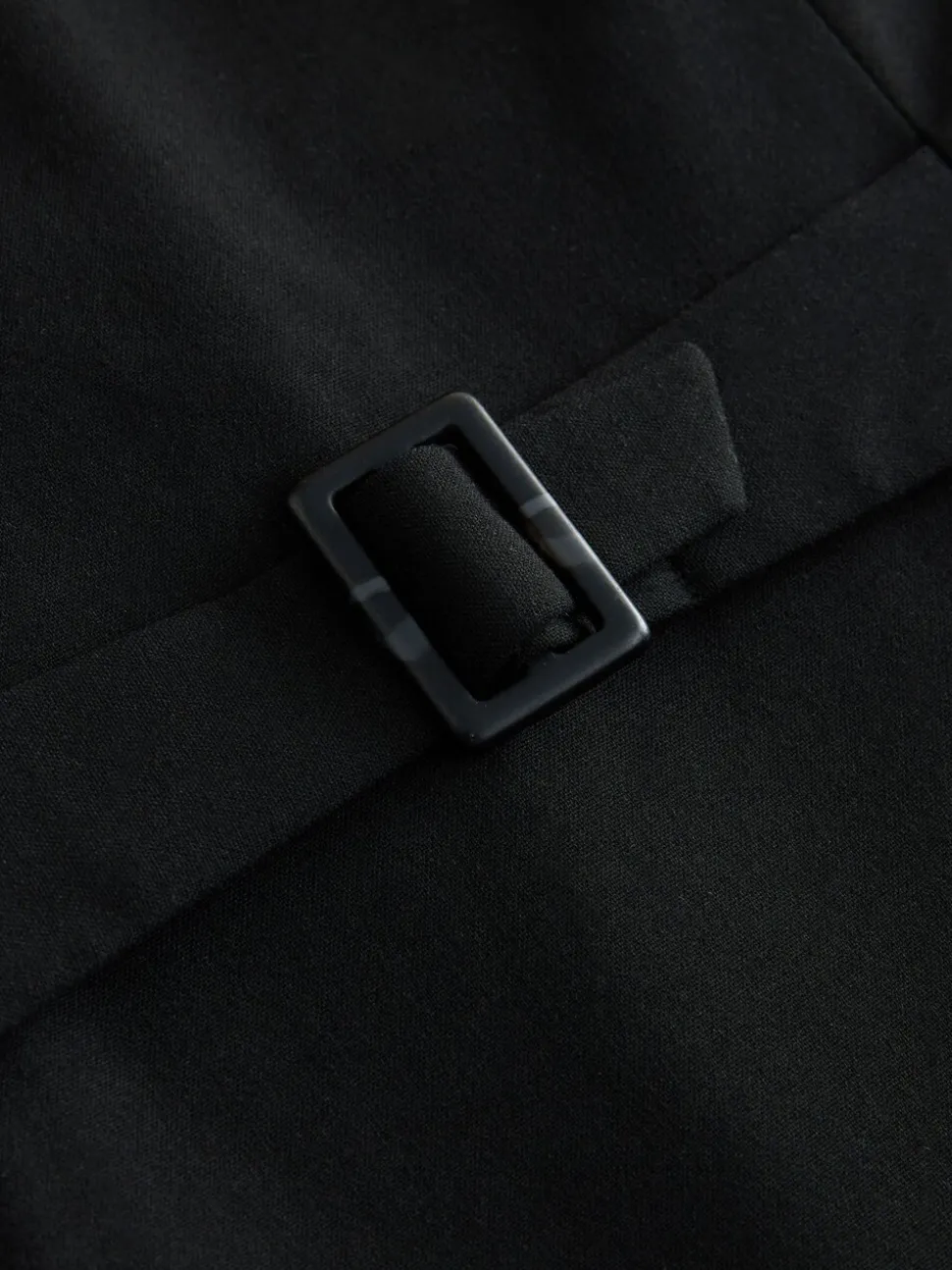 Zwart - Tailored Waistcoat With Wool