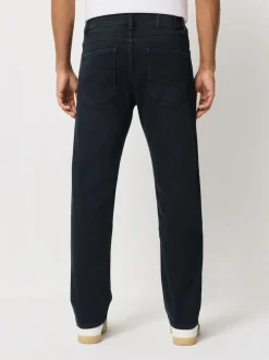 Zwart - ThermoGen - Straight fit - Motionflex jeans