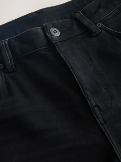 Zwart - ThermoGen - Straight fit - Motionflex jeans
