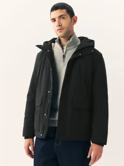 Zwart - ThermoGen Parka Jack met Borg voering