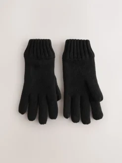 Zwart - Thinsulate Knitted Touchscreen Gloves