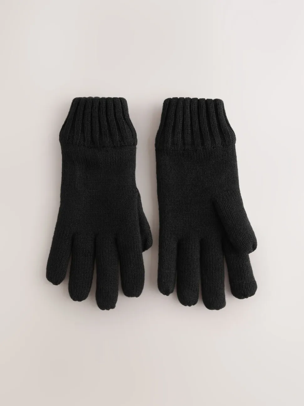 Zwart - Thinsulate Knitted Touchscreen Gloves