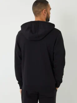 Zwart - Threadbare - Hoodie met rits