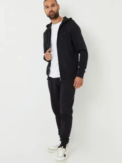 Zwart - Threadbare - Hoodie met rits