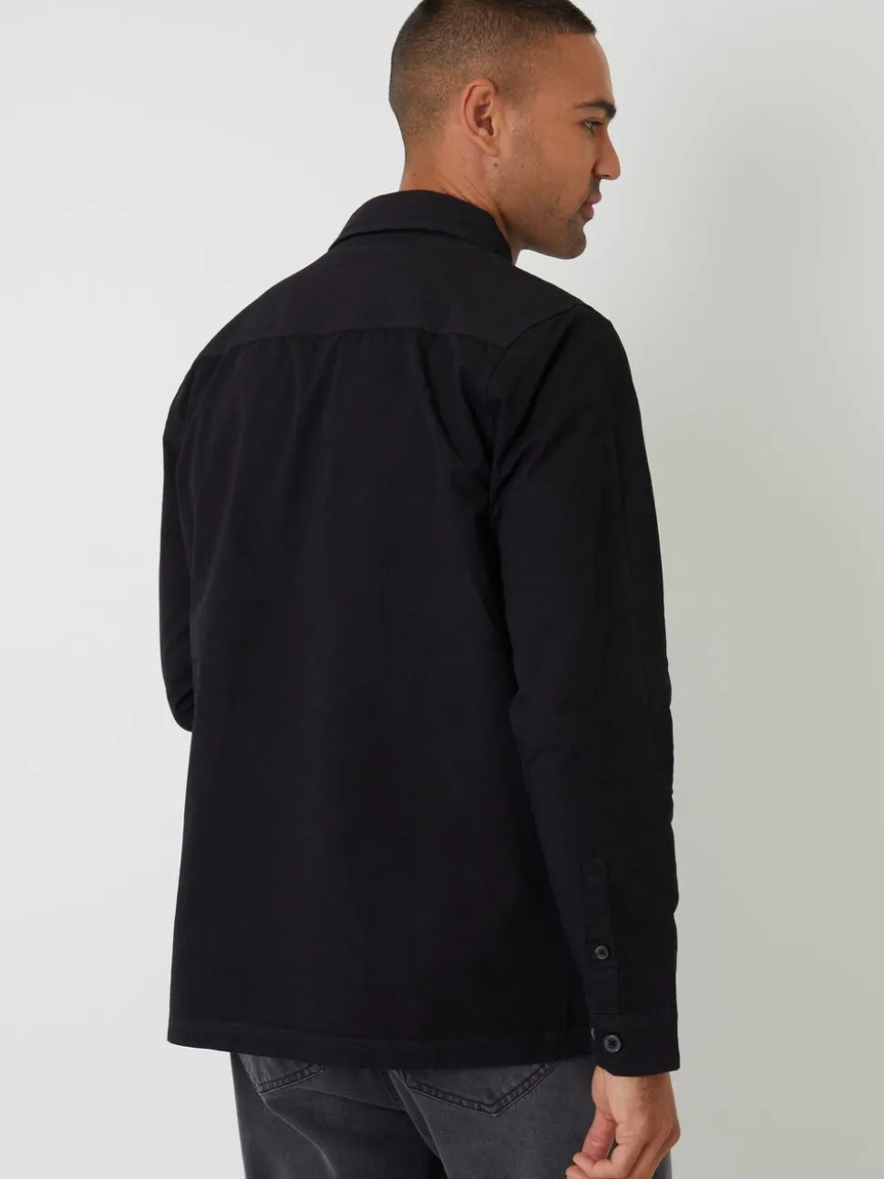 Zwart - Threadbare - Lichtgewicht jack