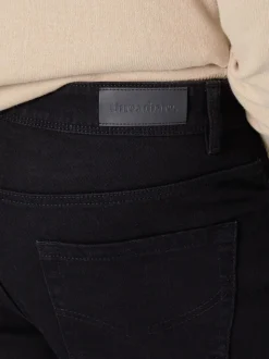 Zwart - Threadbare - Straight-fit jeans met stretch