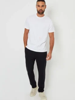 Zwart - Threadbare joggingbroek met rechte pijpen