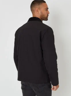 Zwart - Threadbare Twill Lichtgewicht Jack