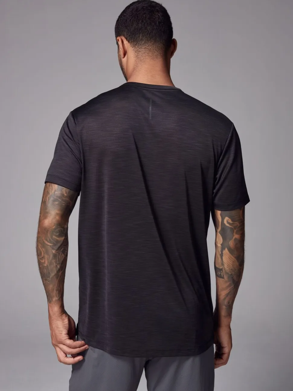 Zwart - T-shirt met korte mouwen - Active Gym Trainingstop