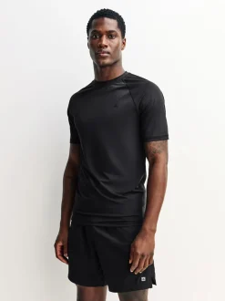 Zwart - T-shirt met korte mouwen - Active Thermal Base Layer