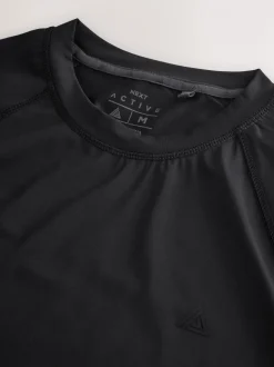 Zwart - T-shirt met korte mouwen - Active Thermal Base Layer
